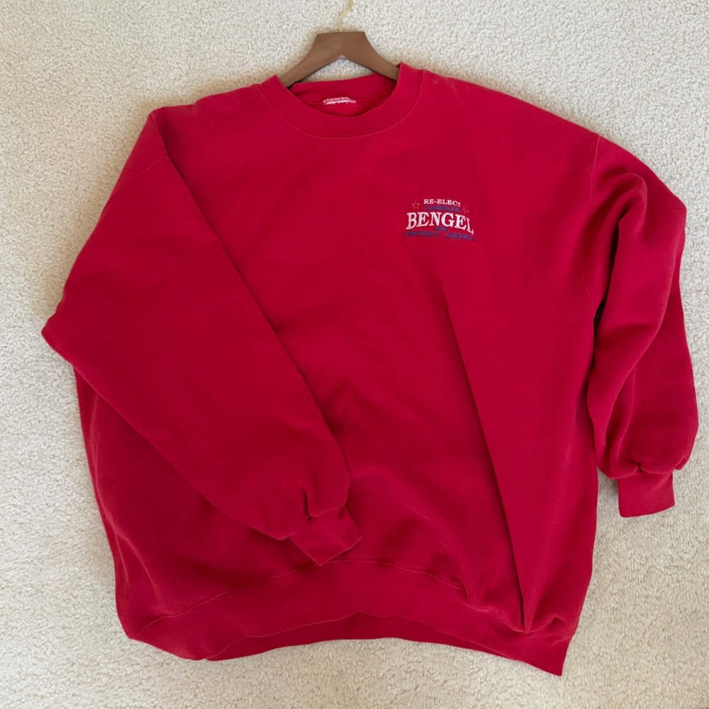 Red Crewneck Sweater
